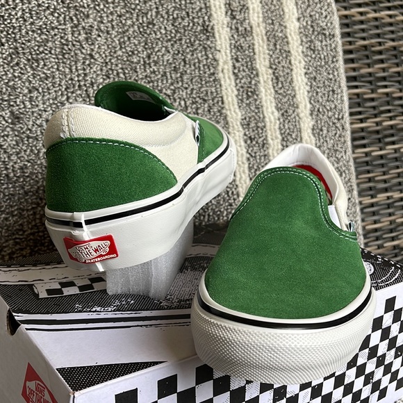 Vans Skate Slip-On Juniper/White MENS - Picture 10 of 16